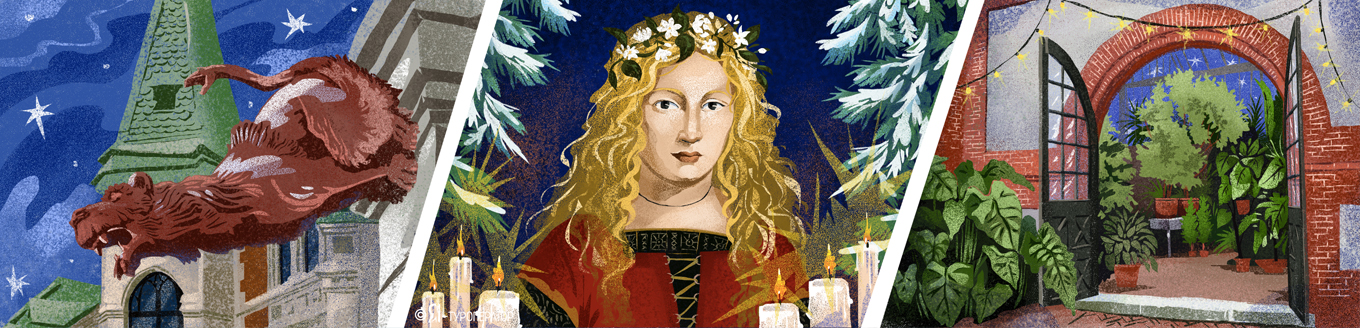 Серебряный треугольник Беларуси: Лев, королева и зимний сад